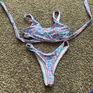 Leopard print SHEIN bikini